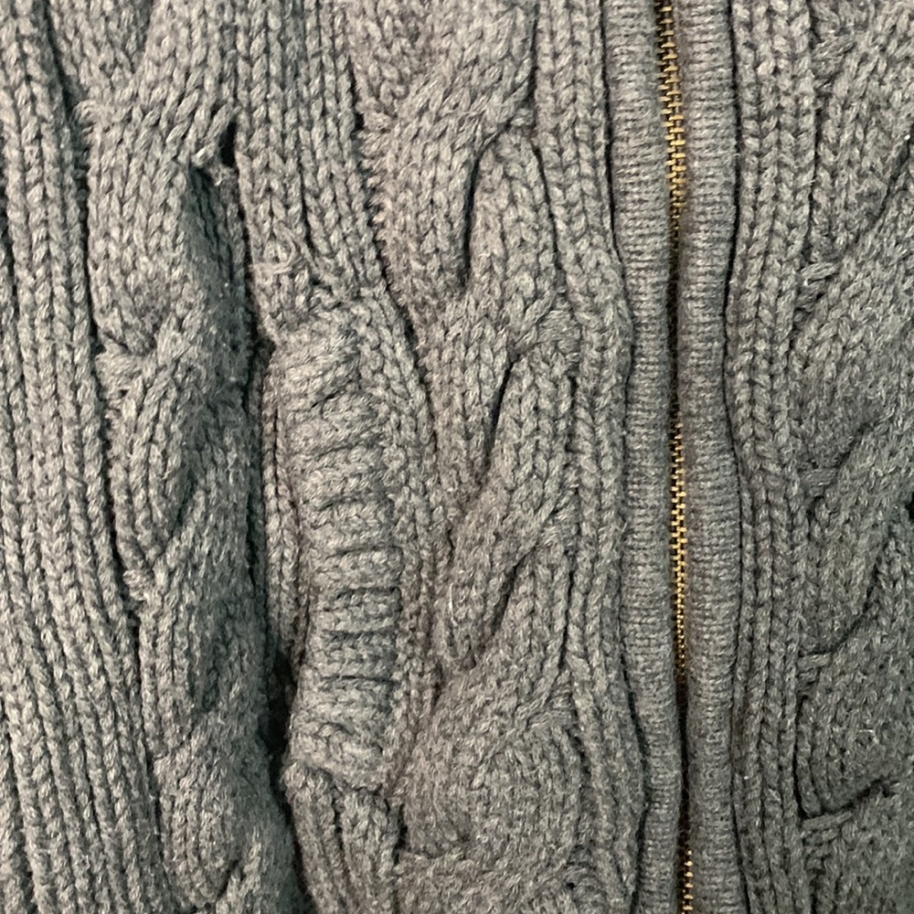 Janie and Jack CABLE KNIT CARDIGAN Size: 5 - Picture 7 of 8